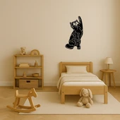 Oynayan Sevimli Kedi Tablosu thumbnail 3