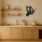 Kelebek Motifli MDF Dekoratif Tablo - 1