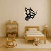 Kelebek Motifli MDF Dekoratif Tablo - 4