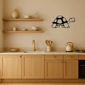 Kaplumbağa Figürlü MDF Dekoratif Duvar Tablosu - 2