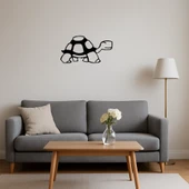 Kaplumbağa Figürlü MDF Dekoratif Duvar Tablosu - 3