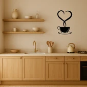 Kalpli Çay Fincanı Dekoratif Duvar Tablosu - 2