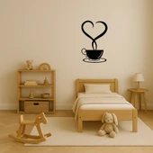 Kalpli Çay Fincanı Dekoratif Duvar Tablosu - 3