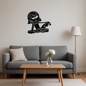 Tembel Kız Dekoratif Tablo thumbnail 2