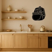 Üzeri Renkli Okul Çantası Dekoratif Tablo thumbnail 3