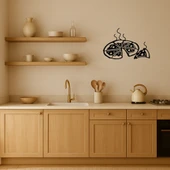 Sıcak ve Lezzetli Pizza Dekoratif Tablo - 3