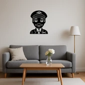 Pilot Adam Emoji MDF Duvar Dekoru thumbnail 4