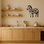 Zebra Desenli MDF Dekoratif Tablo thumbnail 2