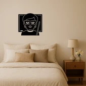 Öğretmen Kadın Emoji Dekoratif Tablo thumbnail 2