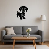 Siyah Köpek MDF Duvar Dekoru thumbnail 4