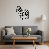 Zebra Desenli MDF Dekoratif Tablo thumbnail 3