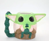 Porselen Baby Yoda Kupa Bardak - 1