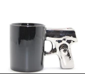 Porselen Silahlı Kupa Bardak Model 2 - 1