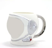 Uzay Temalı Porselen Kupa Bardak - 1