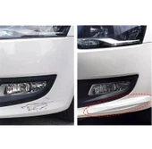 Araba Tampon Koruyucu Karbon Desenli Beyaz thumbnail 4