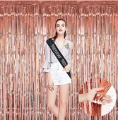 Rose Gold Püsküllü Kapı Perdesi thumbnail 4