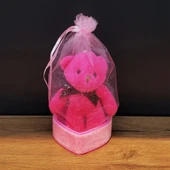 Pembe Hediyelik Kese İçinde Ayıcık thumbnail 1