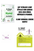ÇAP YAYINLARI 9.SINIF BİYOLOJİ SORU BANKASI HEDİYELİ - 1