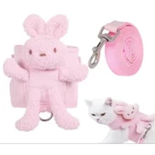 Evcil Hayvan Peluş Ayıcıklı Göğüs Gezdirme Tasması Set thumbnail 1