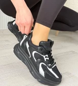 Cata Siyah Cilt Beyaz Detaylı Spor Ayakkabı thumbnail 4