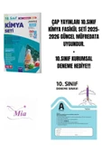 ÇAP YAYINLARI 10.SINIF KİMYA FASİKÜL SETİ HEDİYELİ - 1