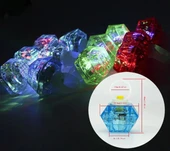6'lı Kristal LED Parti Yüzük Seti - 4