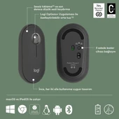 LOGITECH PEBBLE 2 M350S GRAFIT KABLOSUZ SESSİZ MOUSE 910-007015 - 4