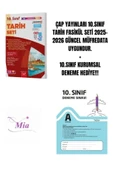 ÇAP YAYINLARI 10.SINIF TARİH FASİKÜL SETİ HEDİYELİ - 1