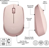 LOGITECH M171 KABLOSUZ  MOUSE ROSE 910-006865 thumbnail 4