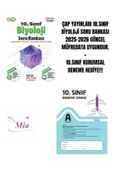 ÇAP YAYINLARI 10.SINIF BİYOLOJİ SORU BANKASI HEDİYELİ - 1