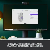 LOGİTECH M650 SİGNATURE KABLOSUZ MOUSE BEYAZ 910-006255 thumbnail 4