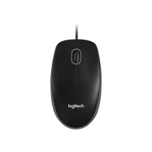 LOGITECH B100 NANO MOUSE KABLOLU SİYAH 910-003357 - 1