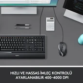 LOGİTECH M500S GELİŞMİŞ KABLOLU MOUSE - SİYAH 910-005784 - 5
