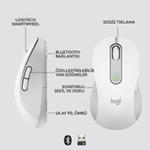LOGİTECH M650 SİGNATURE KABLOSUZ MOUSE BEYAZ 910-006255 thumbnail 6