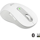 LOGİTECH M650 SİGNATURE KABLOSUZ MOUSE BEYAZ 910-006255 thumbnail 1