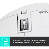 LOGITECH MX MASTER 3S MOUSE BEYAZ 910-006560 - 2