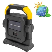 BUFFER® HelloCloud Şarjlı Solar LED Çalışma Işığı | USB Çıkışlı Taşınabilir Projektör Lamba thumbnail 2