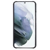 Samsung Galaxy S22 Plus Uyumlu Deri Arka Kapak UJ RST1 Siyah - 2