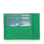 Zip Deri Fermuarlı Kartlık ZPCH ERC4 Yeşil - 5