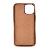 Apple iPhone 13 Uyumlu Deri Arka Kapak ROCK RST2EF Taba - 3
