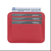 Pedro Slim Deri Kartlık ERC2 Kırmızı thumbnail 2