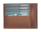 Zip Deri Fermuarlı Kartlık ZPCH RST2EF Taba thumbnail 3