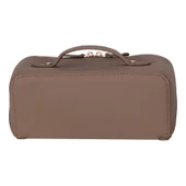 Ella Kadın Seyahat Kozmetik Bakım Makyaj Çantası Organizer Vizon thumbnail 5