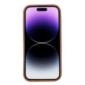 Apple iPhone 14 Pro Uyumlu Deri Arka Kapak ROCK RST2EF - 4