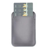 Maggy Deri Kartlık RST9EF Gri - 1