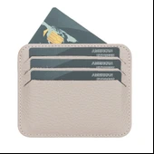 Pedro Slim Deri Kartlık ERC3 Bej - 3