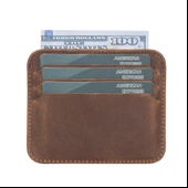 Pedro Slim Deri Kartlık G2 Antik Kahve - 2