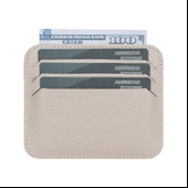 Pedro Slim Deri Kartlık ERC3 Bej - 2