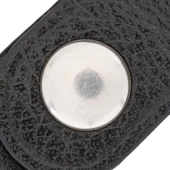 Apple AirTag Uyumlu Deri Anahtarlık, RST1 Siyah - 5