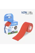 VZN VZN Sport Tape Kırmızı Renk Kinezyo Sporcu Bandı Ağrı Bandı 5 Metre X 5 Cm thumbnail 1